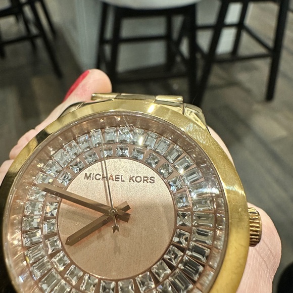 Michael Kors Rose Gold Crystal Watch - Picture 15 of 17